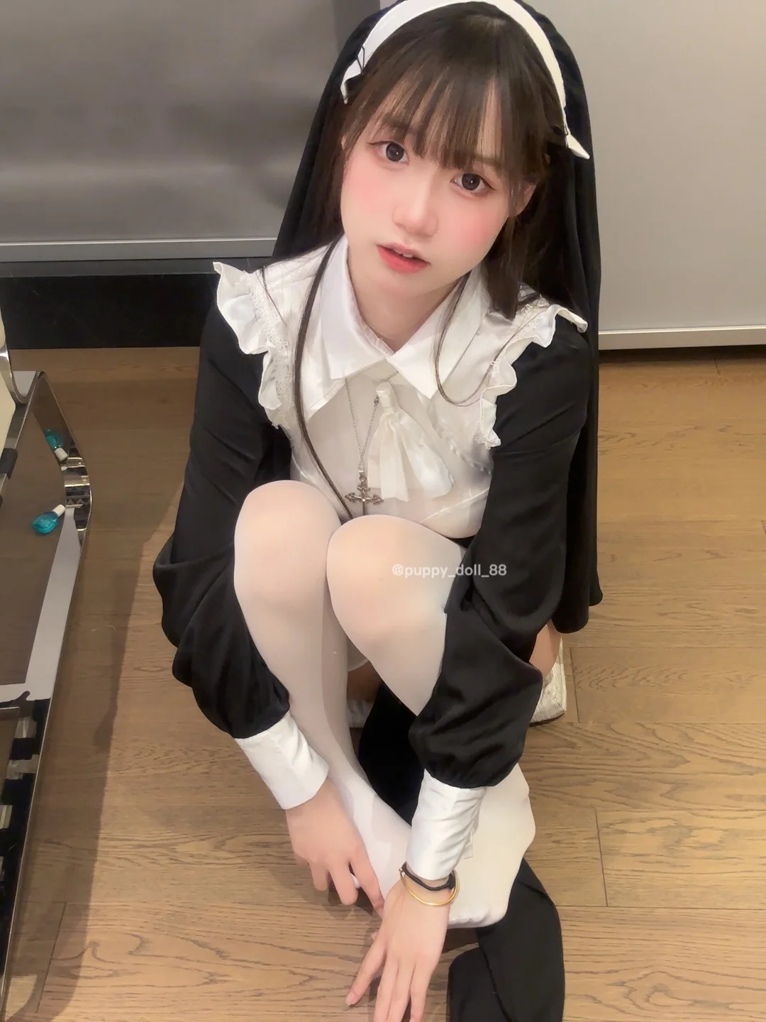 neko酱 - 修女 [86P,10V-248MB] tg@simisebaisi 【丝足阁】012.webp